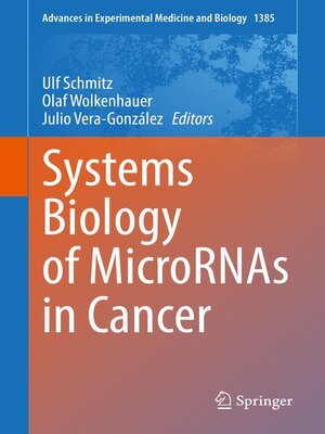 cover image of Systems Biology of MicroRNAs in Cancer
